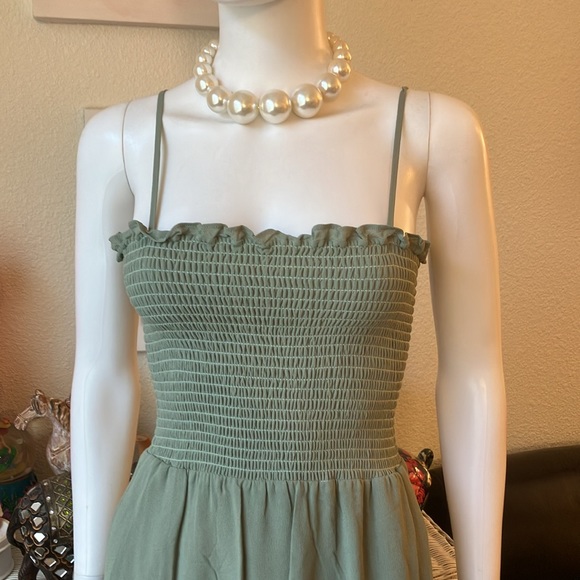 Reformation [ Firm on price ] Ceylon maxi dress in sage green Size Medium - Picture 4 of 11